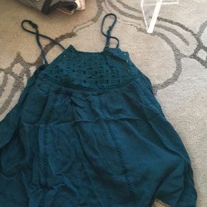 Tank top dark blue shirt